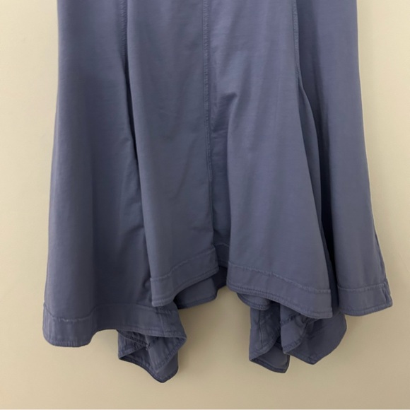 Daily Practice by Anthropologie Handkerchief-Hem Mini Dress in Wedgewood Blue - Picture 4 of 8